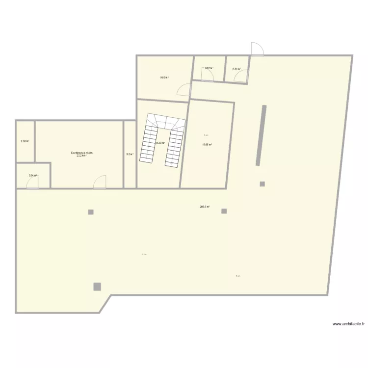 Plan bureau base. Plan de 