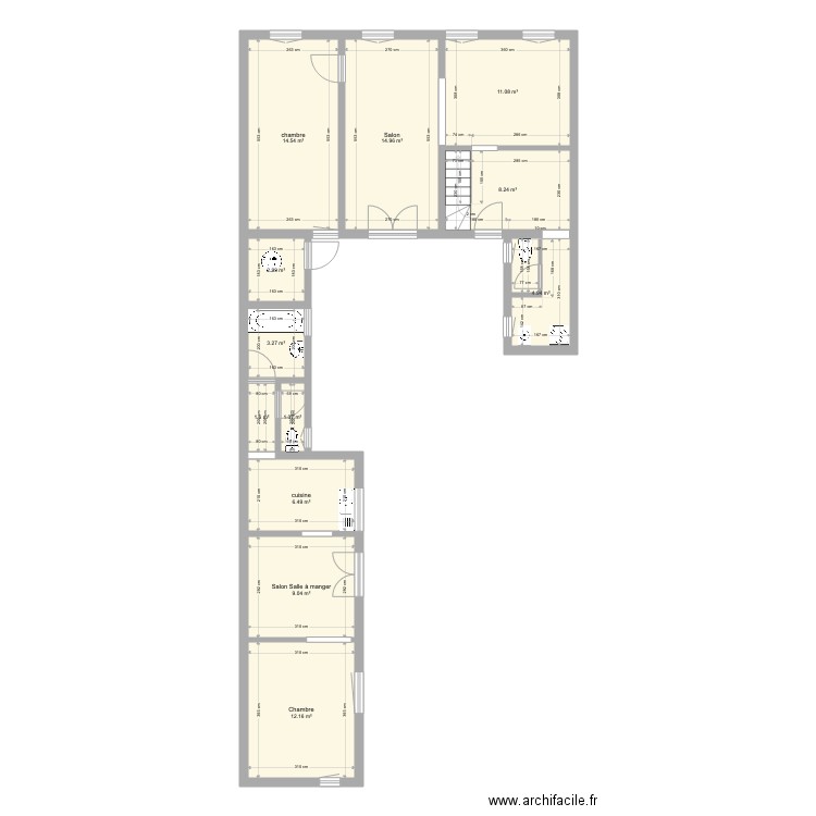 ambleteuse existant. Plan de 0 pièce et 0 m2