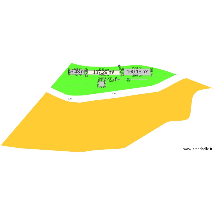 porcherie 2. Plan de 0 pièce et 0 m2