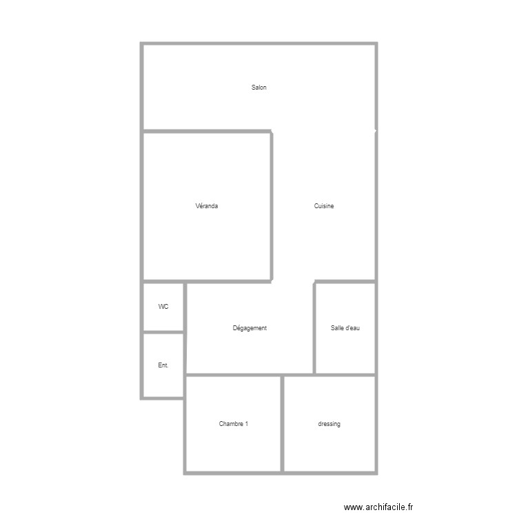 rdc bouhada. Plan de 0 pièce et 0 m2