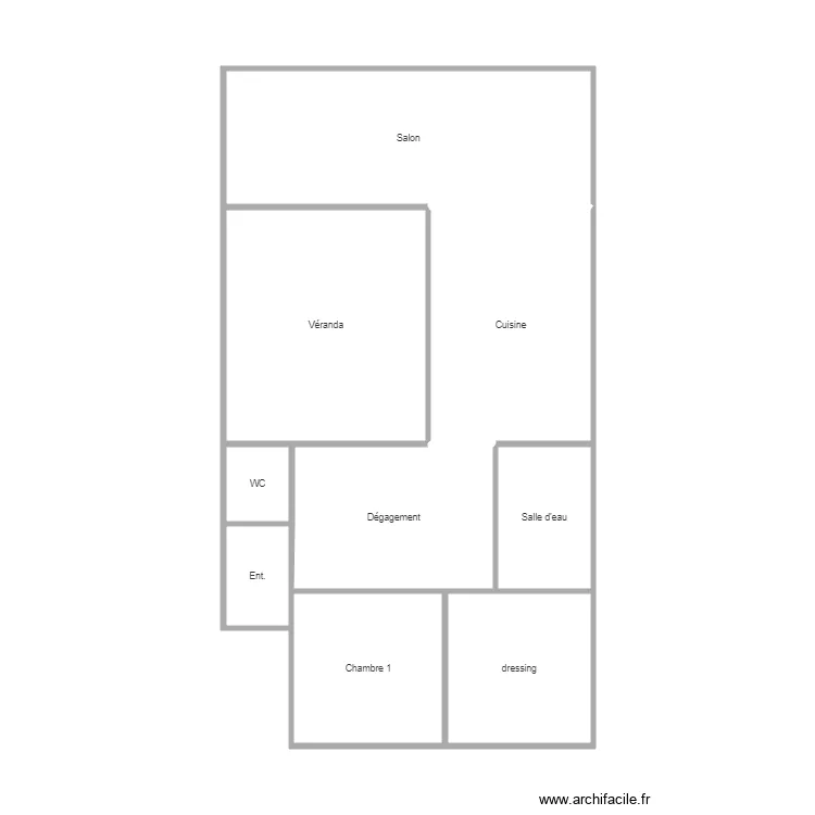 rdc bouhada. Plan de rdc bouhada. Plan de