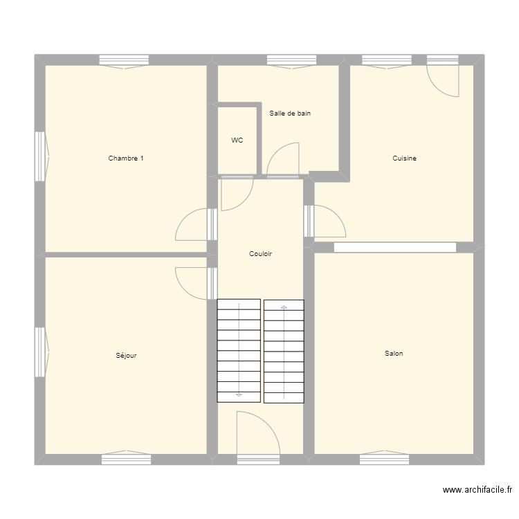 Croquis HUGENEL Rch. Plan de 0 pièce et 0 m2