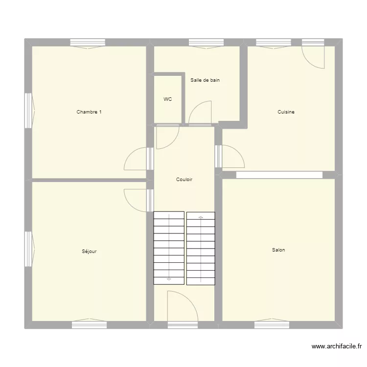 Croquis HUGENEL Rch. Plan de 