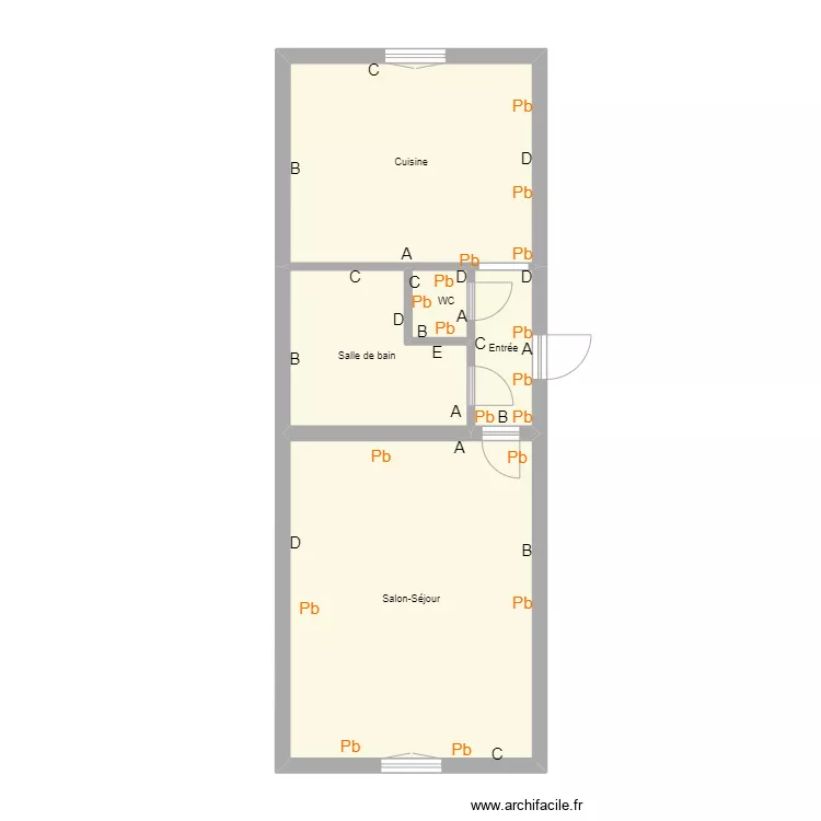 Croquis DELCEY App Rch. Plan de 