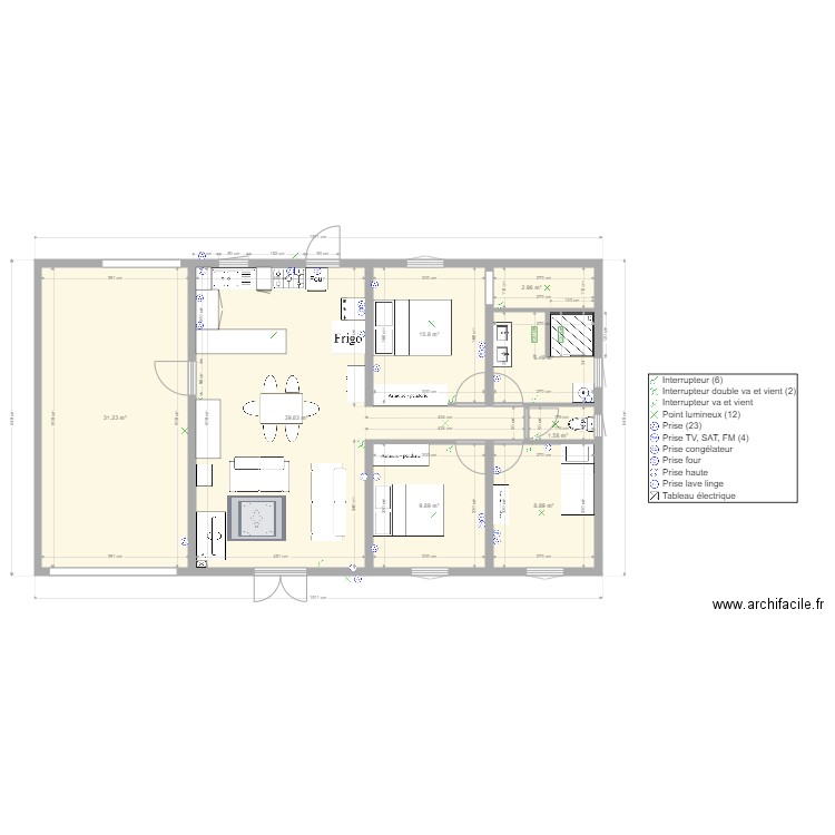 aménagement. Plan de 0 pièce et 0 m2