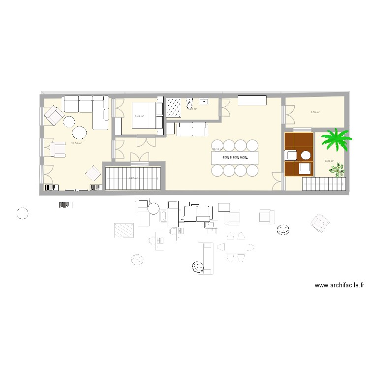 MAISONJAUNEdv. Plan de 0 pièce et 0 m2