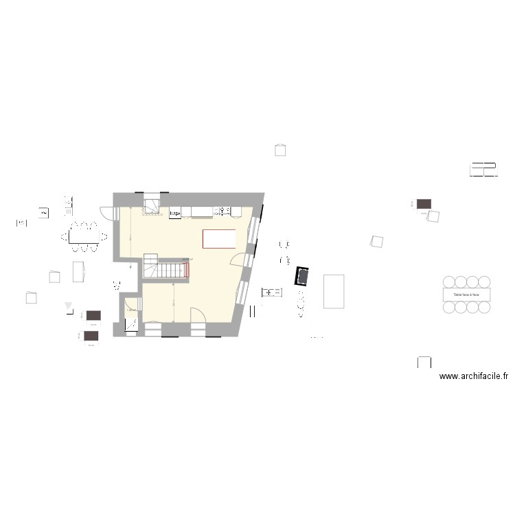 PIECE VIE FEUCHEROLLES HAUT V3. Plan de 0 pièce et 0 m2