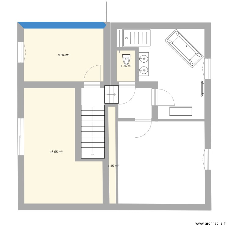 Etage. Plan de 0 pièce et 0 m2