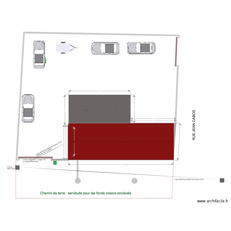 TOULENNE plan masse. Plan de 0 pièce et 0 m2