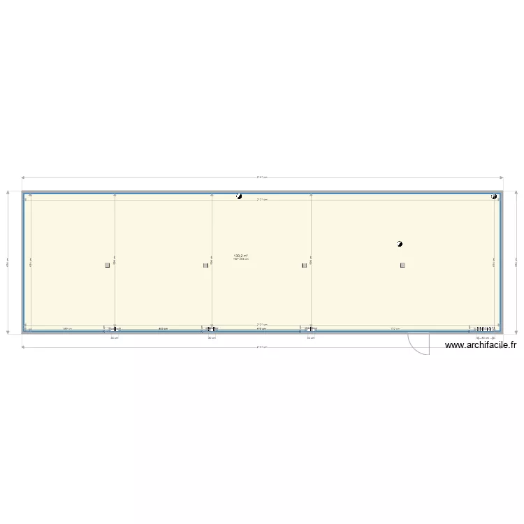 Seconde pi&egrave;ce. Plan de 