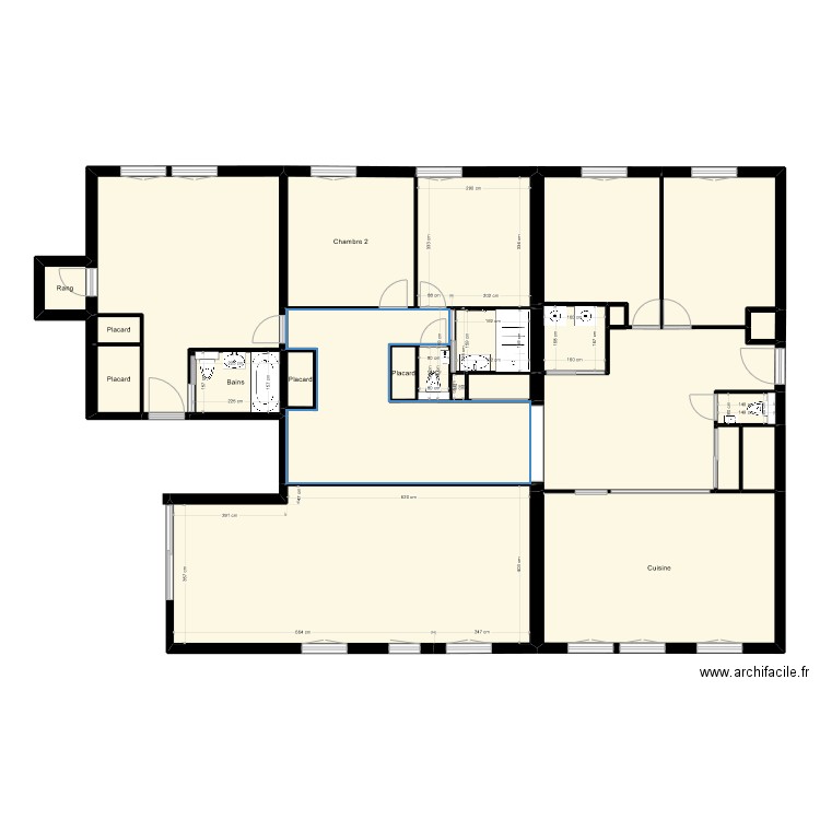 WERLEN projet. Plan de 0 pièce et 0 m2