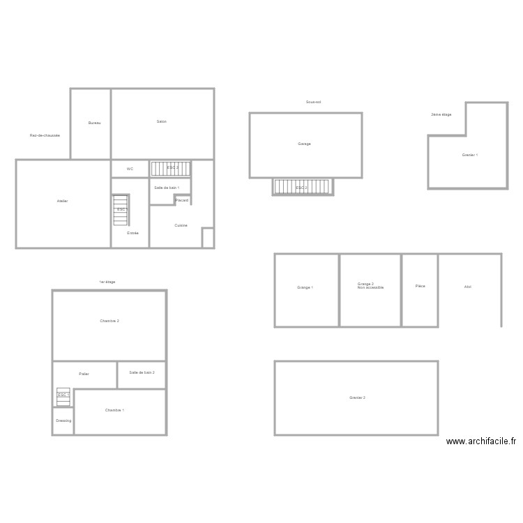 BAIRONS ET SES ENVIRONS. Plan de 0 pièce et 0 m2