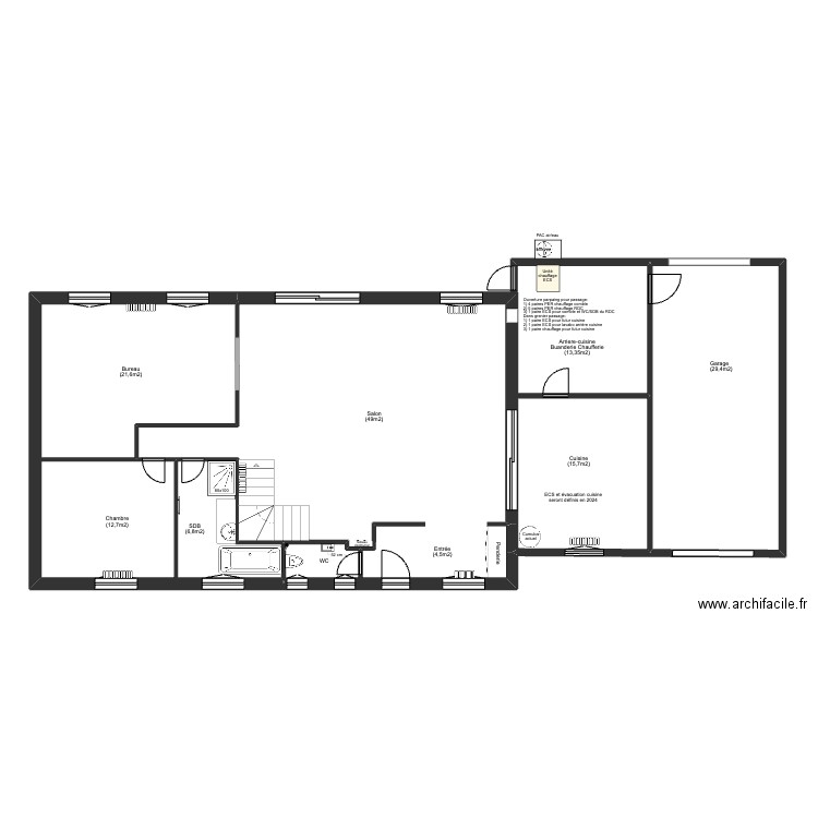 12RDCPlomberie. Plan de 0 pièce et 0 m2
