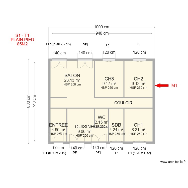 PLAN TRONCON. Plan de 0 pièce et 0 m2