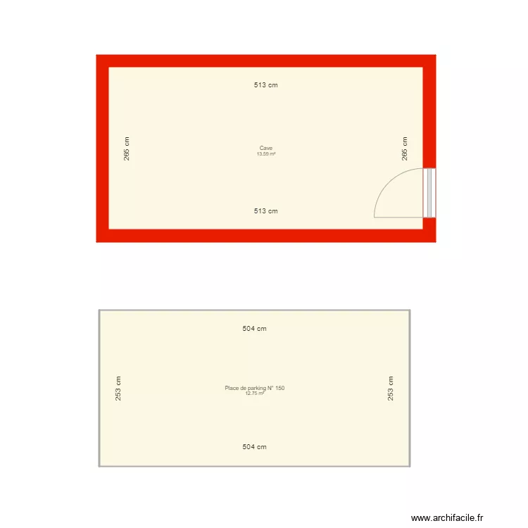 BI 3605 annexes c&ocirc;t&eacute;. Plan de 