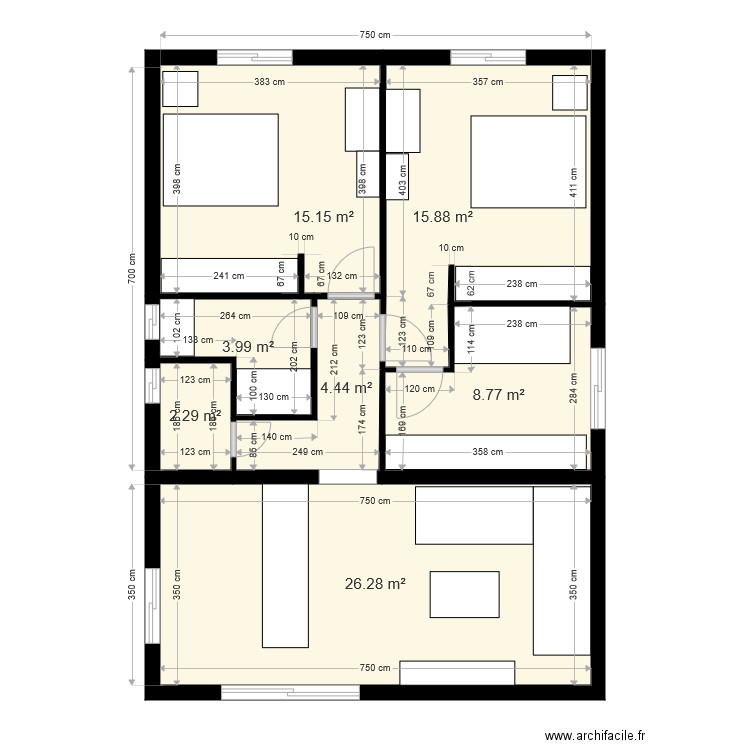 fayole 2 d. Plan de 0 pièce et 0 m2