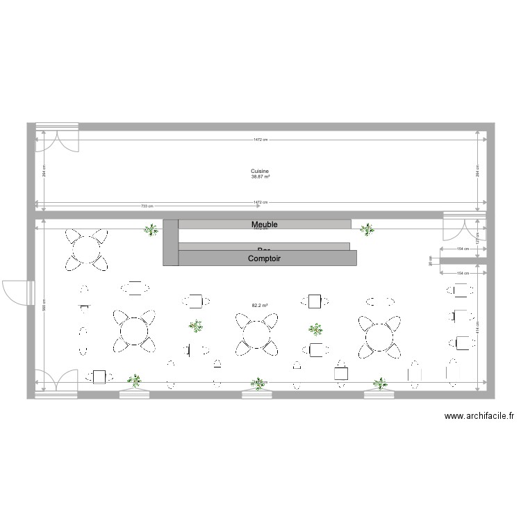 Plan Resto 2. Plan de 0 pièce et 0 m2