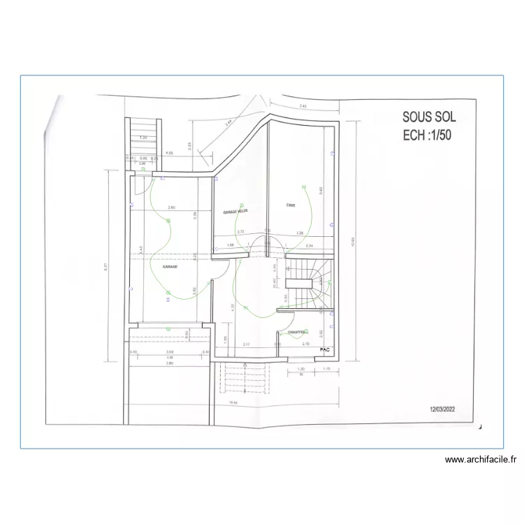 Escourou Sous sol. Plan de Escourou Sous sol. Plan de
