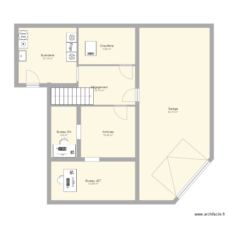 63 Foch SousSol. Plan de 0 pièce et 0 m2