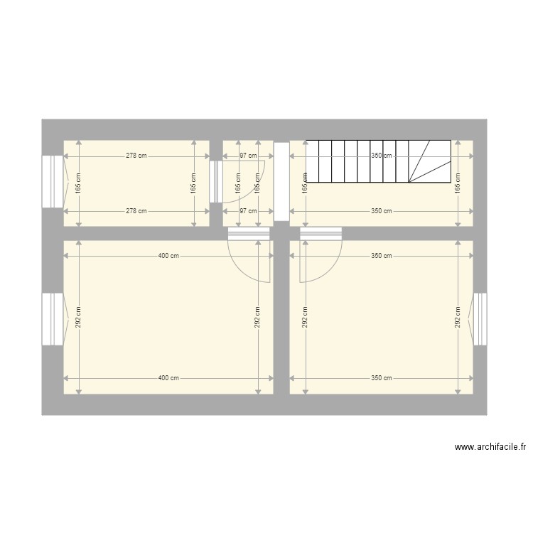 Fontaine Etage Projeté. Plan de 0 pièce et 0 m2