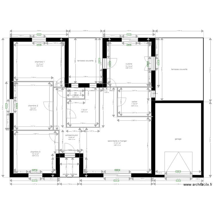 plan de maison 100. Plan de 0 pièce et 0 m2