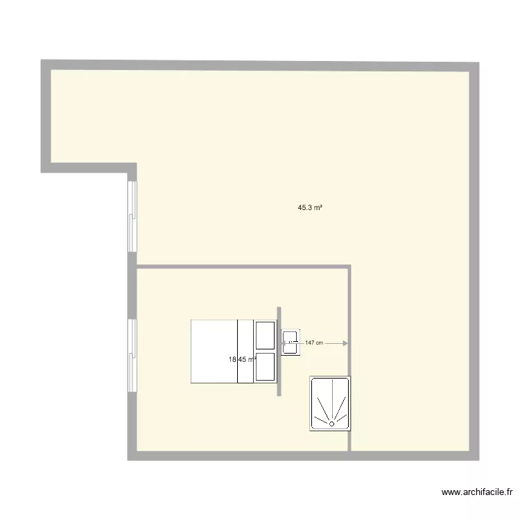 rez de jardin. Plan de 