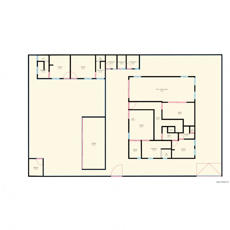 PLAN HERVE GONZAC1 Modif. Plan de 0 pièce et 0 m2