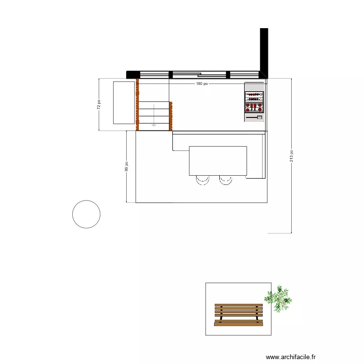 Annik 6pi large. Plan de Annik 6pi large. Plan de