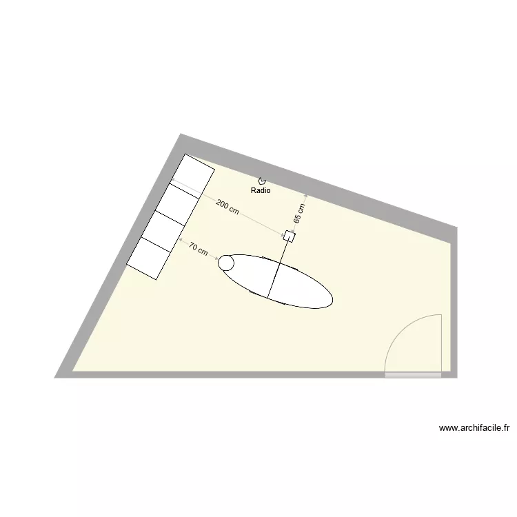 SO CLINIC CAB5 MEUBLE. Plan de 