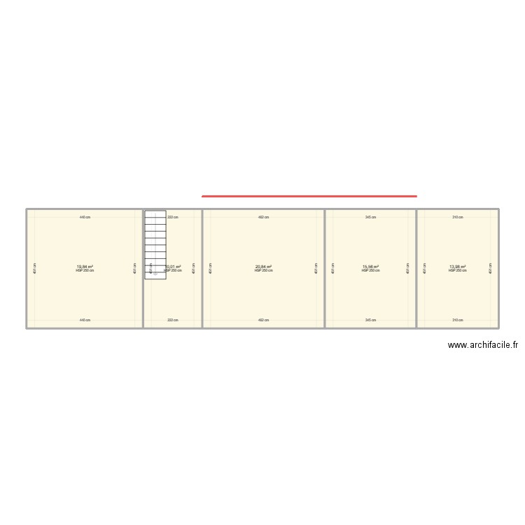 RDC INITIAL . Plan de 0 pièce et 0 m2