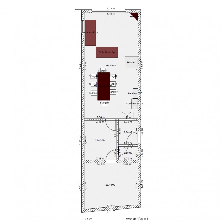 Tartera RDJ. Plan de 0 pièce et 0 m2