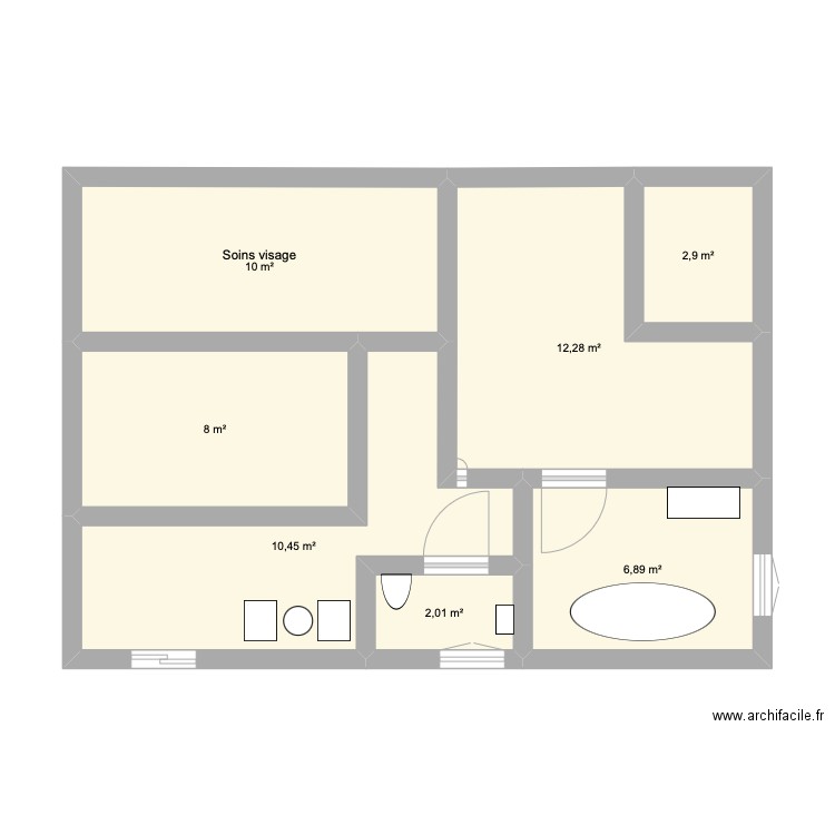Institut 1. Plan de 0 pièce et 0 m2