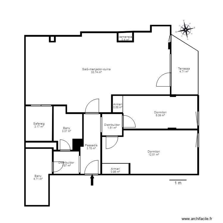ED LA CABANOTA ESC A MENYS 2 2 LA MASSANA. Plan de 0 pièce et 0 m2