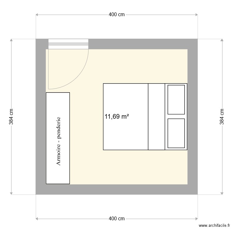 chambre. Plan de 0 pièce et 0 m2