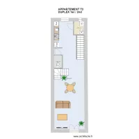 appart Duplex T3 ETAGE 1