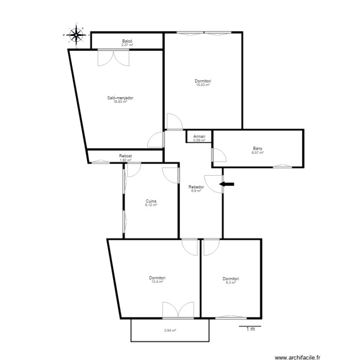 AV DE LES COMES 6 2 2 SISPONY. Plan de 0 pièce et 0 m2