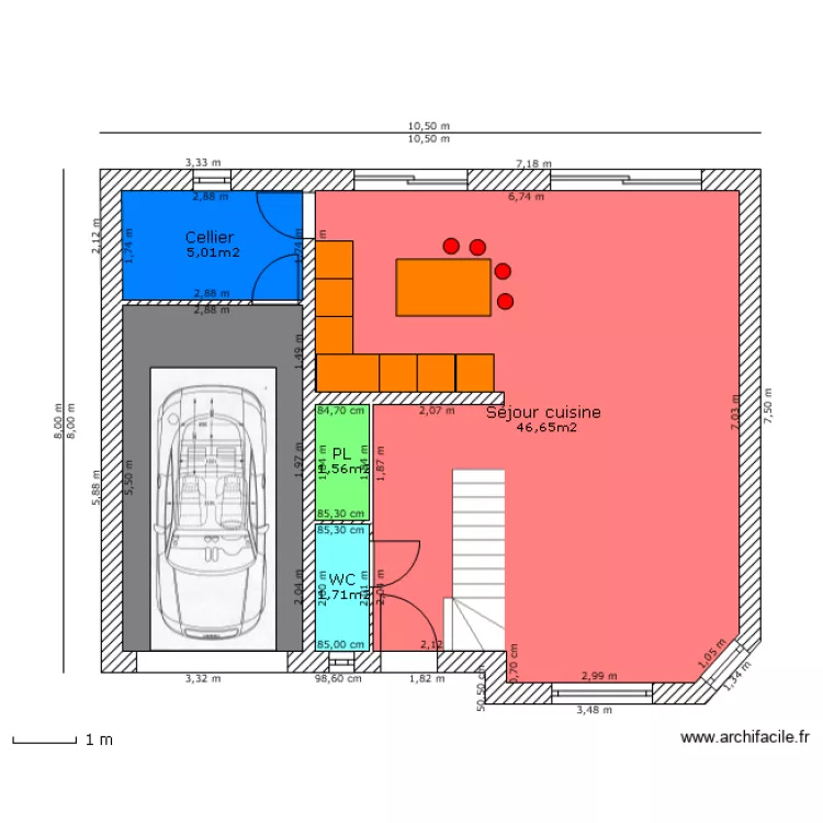 BOUVRON Rdc. Plan de 