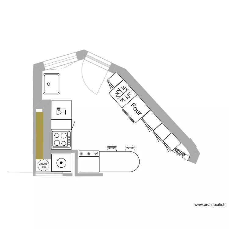 Cuisine projetB4. Plan de 