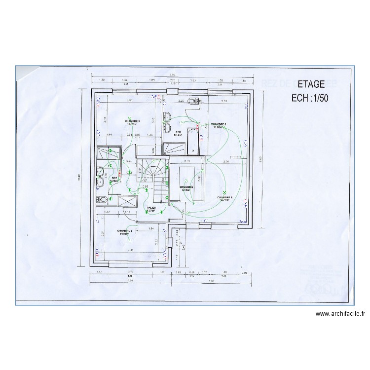 Moineau etage. Plan de 0 pièce et 0 m2