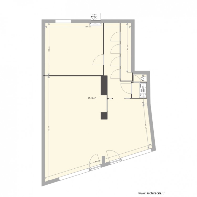 166 cours victor Hugo. Plan de 0 pièce et 0 m2