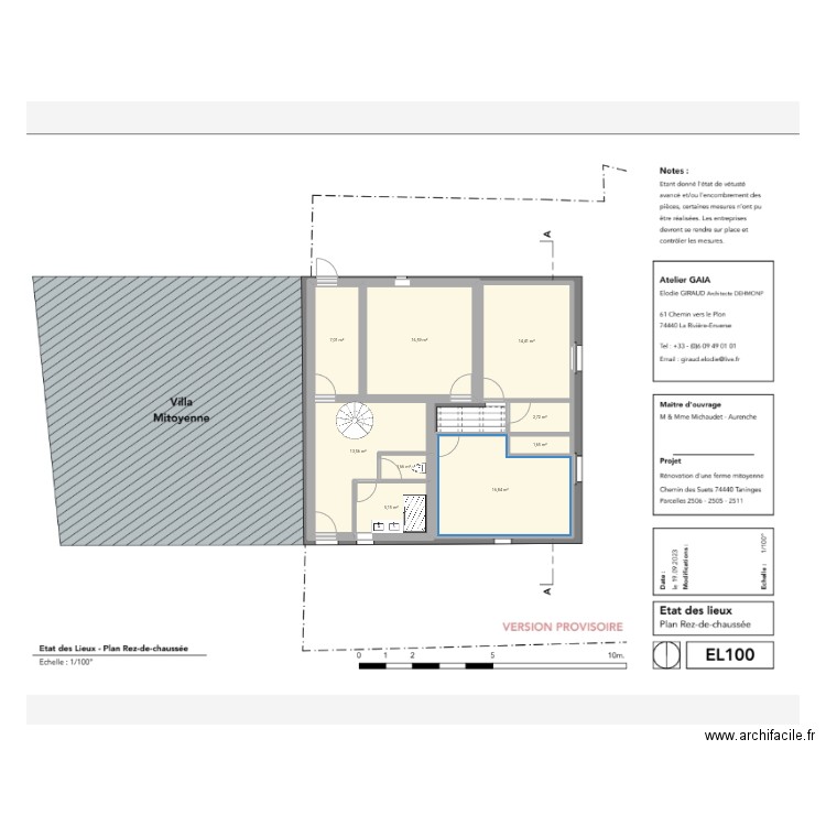 Rdc Montants. Plan de 0 pièce et 0 m2