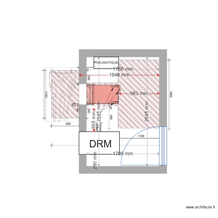 PLAN DE MASSE PROJET MARSEILLE ESPACE PRO PETIT LOCAL CS4040. Plan de 0 pièce et 0 m2