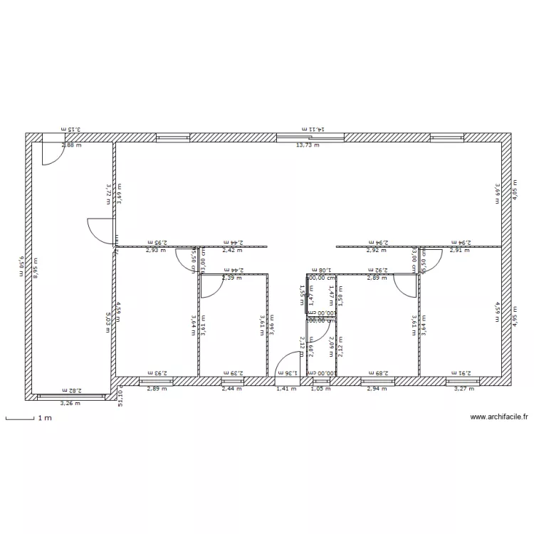 plein pied dimensions murs. Plan de 