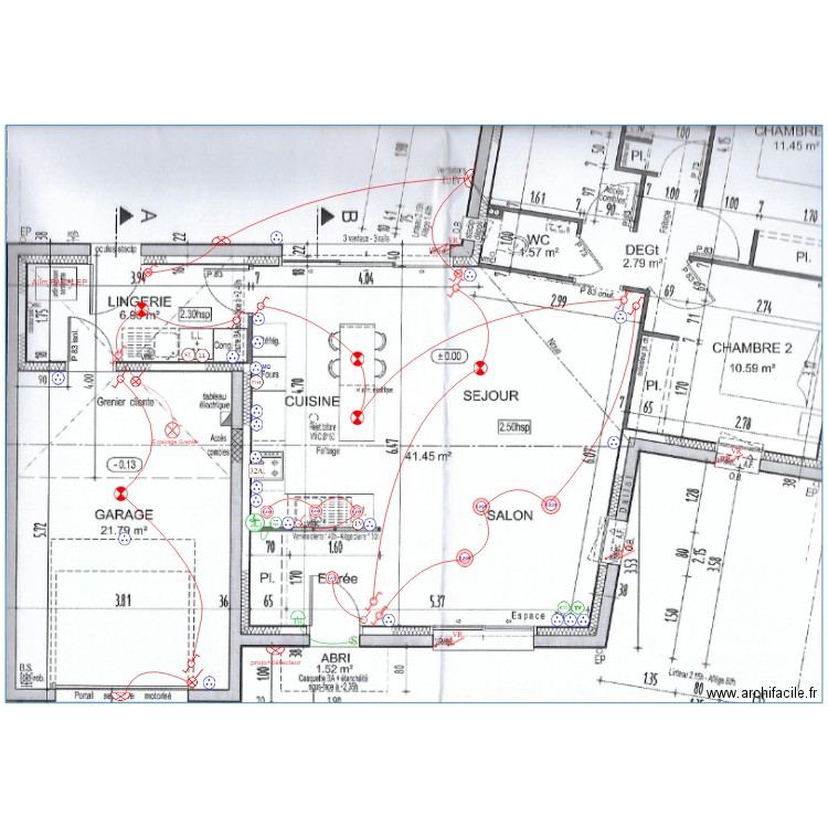 électricité Ophélie 1. Plan de 0 pièce et 0 m2