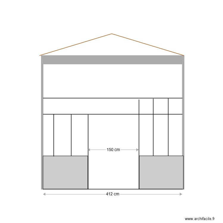 Porte Atelier. Plan de 0 pièce et 0 m2