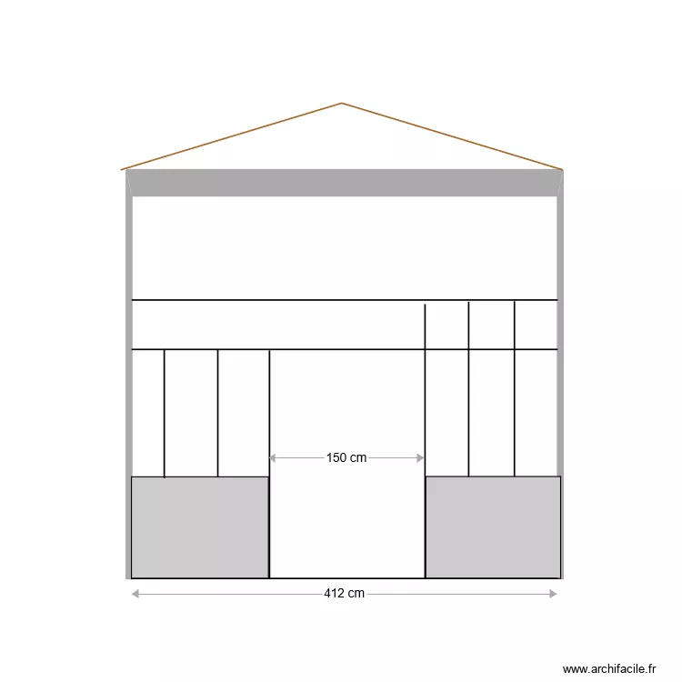 Porte Atelier. Plan de 