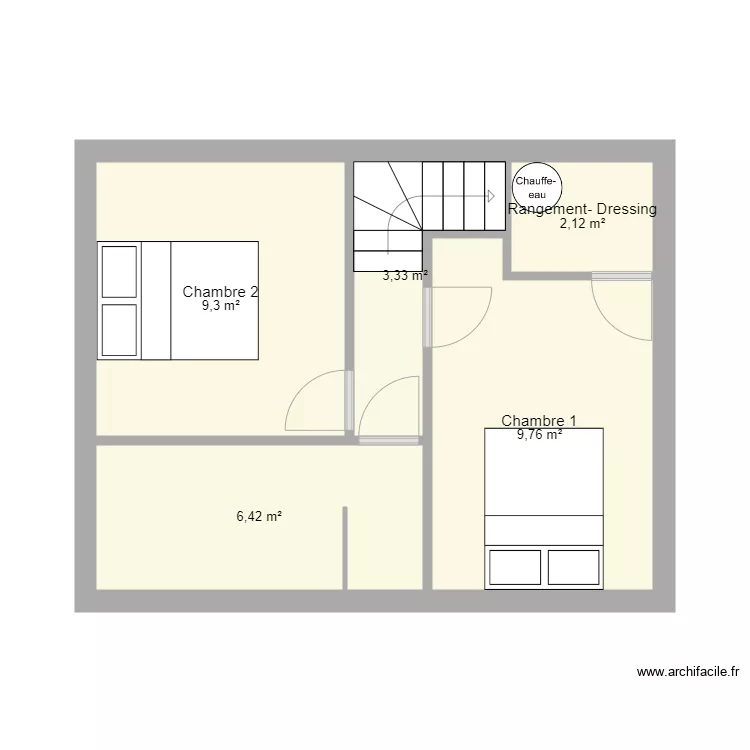 MAISON FAREINS HAUT. Plan de 