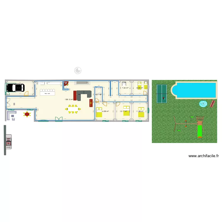 maison portugal 3. Plan de 