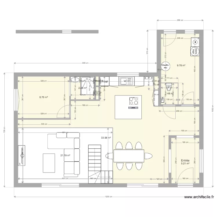 Plan Maison Projet. Plan de 