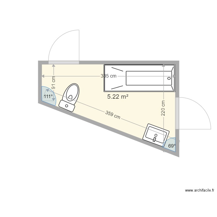 greg1. Plan de 0 pièce et 0 m2